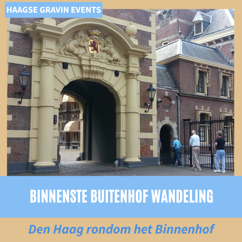 Binnenste Buitenhof wandeling Den Haag stadswandeling rondom Binnenhof 