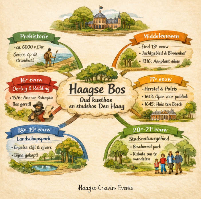 haagse bos door de eeuwen heen