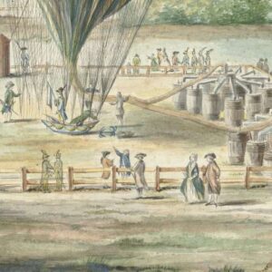 ballonvaart Paleistuin Den Haag 1875