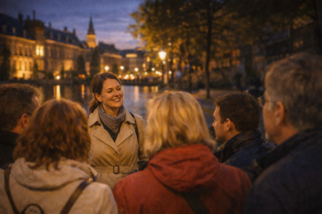 avondwandeling den haag met gids haagse Gravin Events